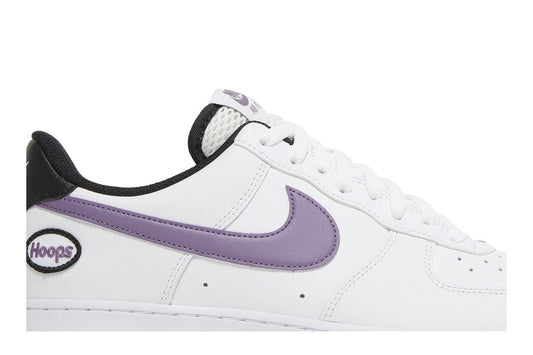 Air Force 1 Low Hoops White Canyon Purple - vue de dessus