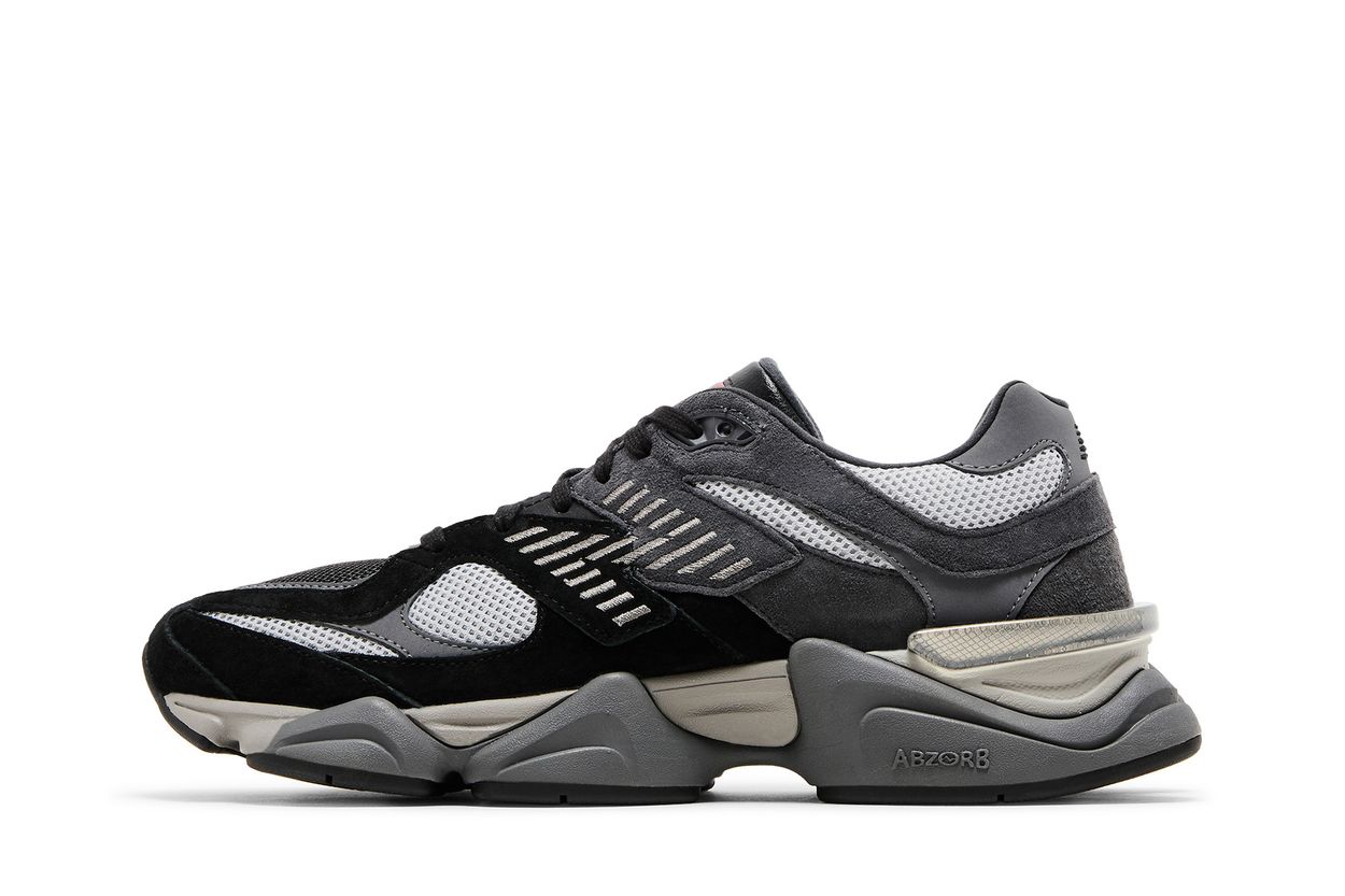 New Balance 9060 Black Castlerock Grey - vue arrière