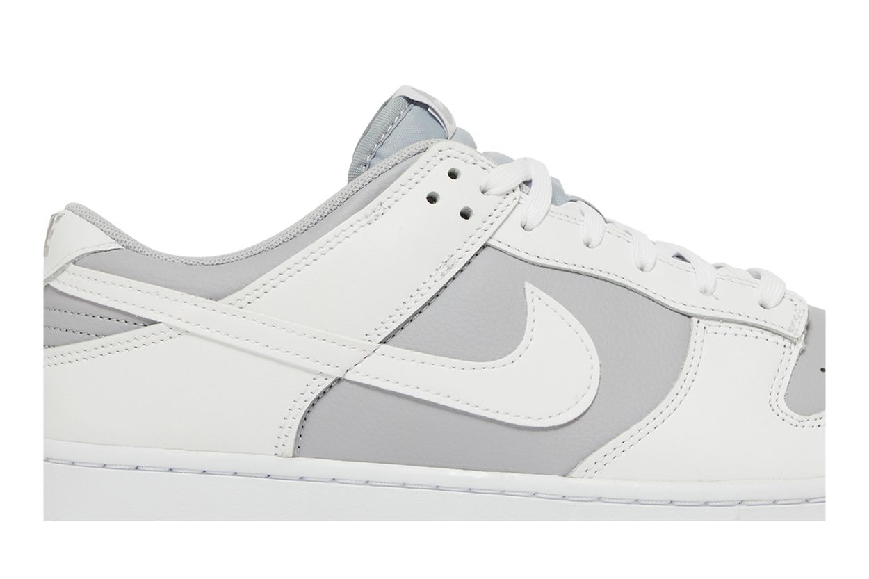 Nike Dunk Low Retro White Grey - vue de dessus