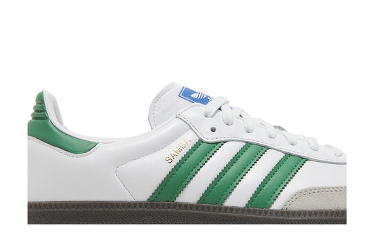 Adidas Samba OG Footwear White Green - vue de dessus
