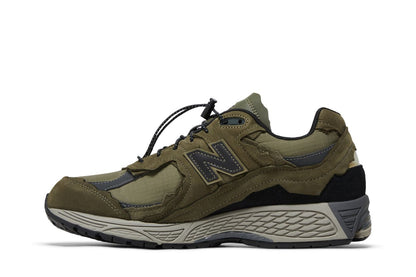New Balance 2002R Protection Pack Dark Moss - vue arrière