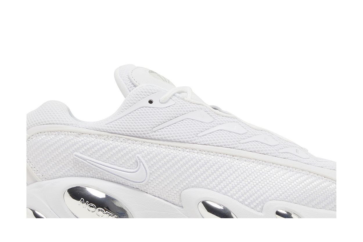 Nike NOCTA x Glide White Chrome - vue de dessus