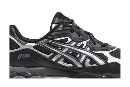 ASICS Gel-NYC Black Graphite Grey - vue de dessus