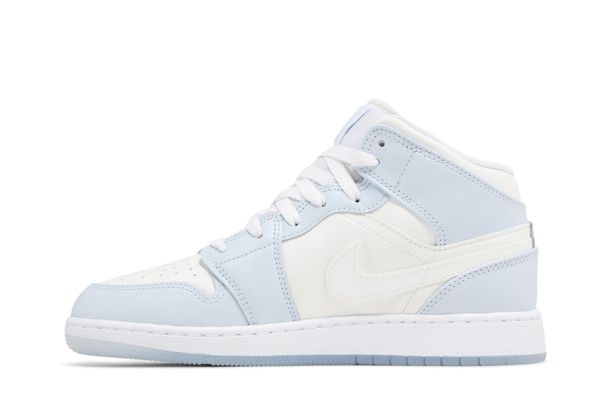 Air Jordan 1 Mid Glitter Swoosh (GS) - vue arrière