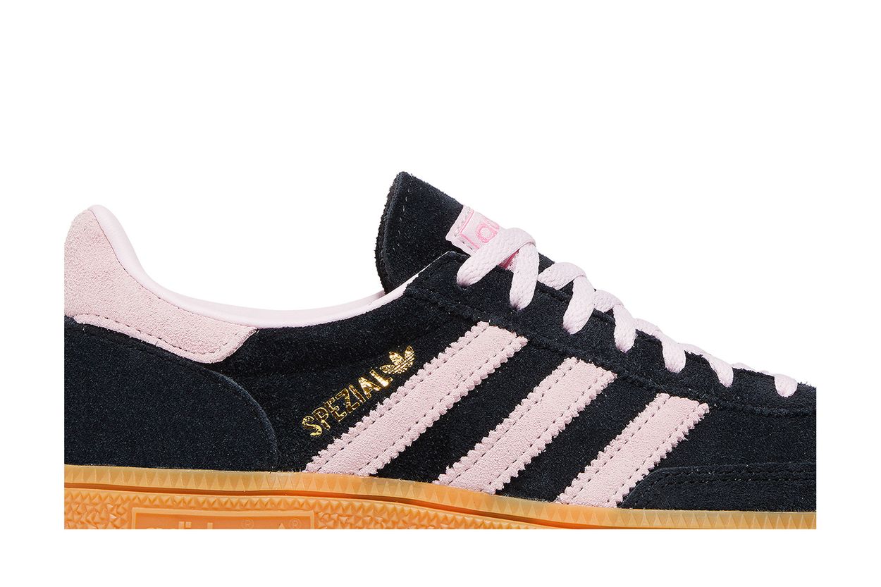 Adidas Handball Spezial Core Black Clear Pink - vue de dessus
