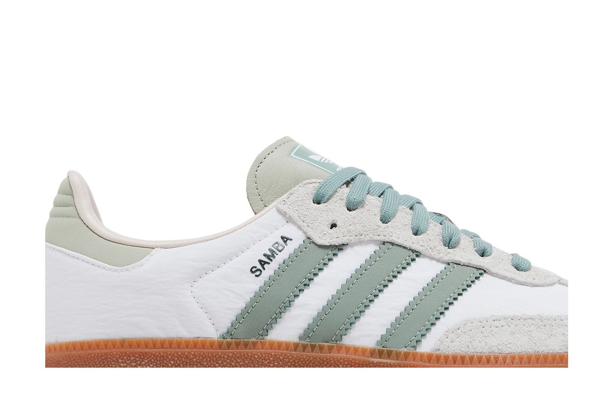 Adidas Samba OG Silver Green Putty Mauve (W) - vue de dessus
