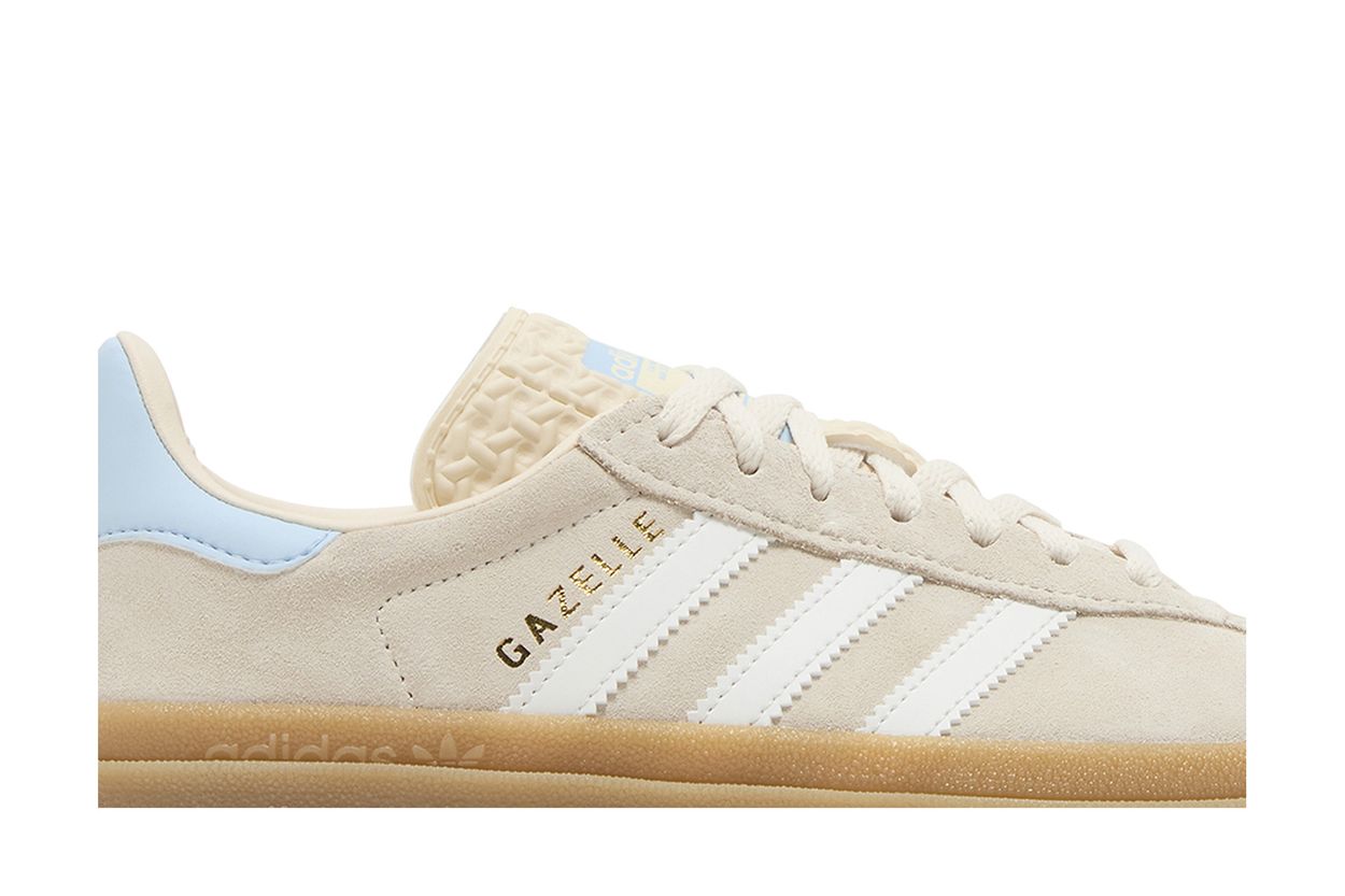 Adidas Gazelle Bold GS Wonder White Clear Sky - vue de dessus