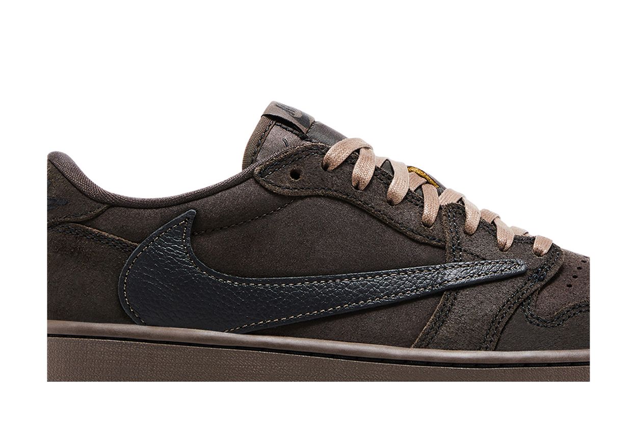 Air Jordan 1 Low OG SP Travis Scott Velvet Brown - vue de dessus
