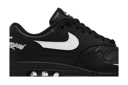 Nike Air Max 1 Supreme Black White - vue de dessus