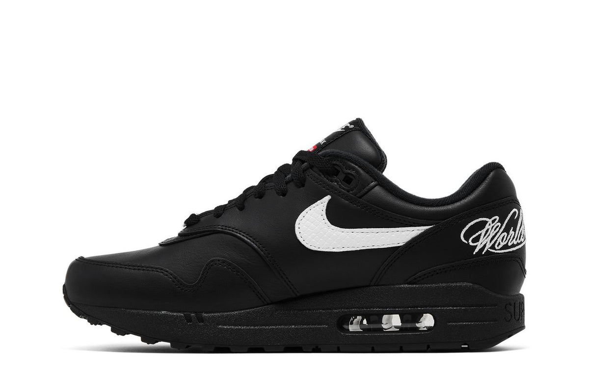 Nike Air Max 1 Supreme Black White - vue arrière