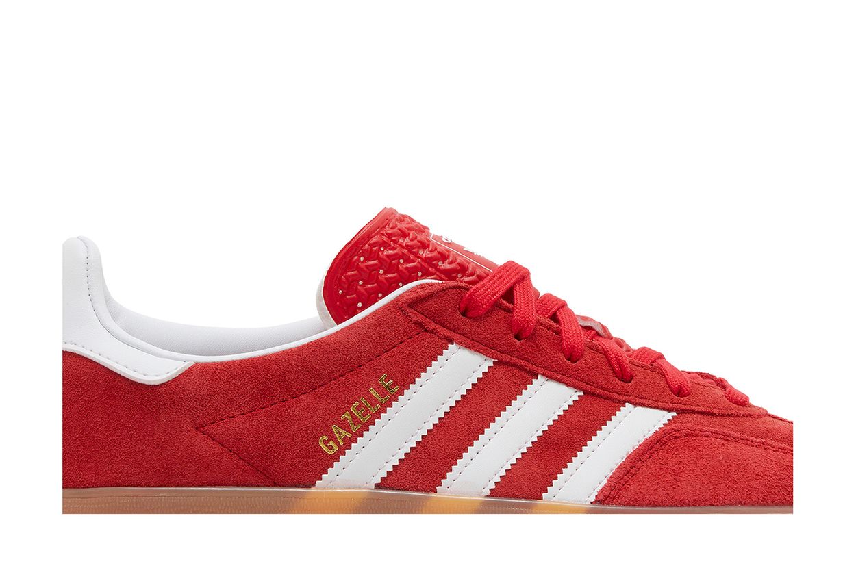 Adidas Gazelle Indoor Better Scarlet - vue de dessus