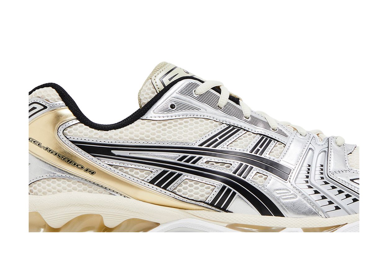 ASICS Gel-Kayano 14 Birch Pure Silver - vue de dessus