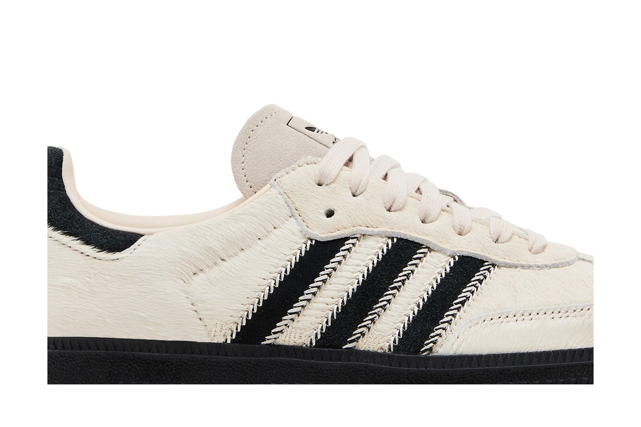 Adidas Samba OG Wonder White Black Pony (W) - vue de dessus