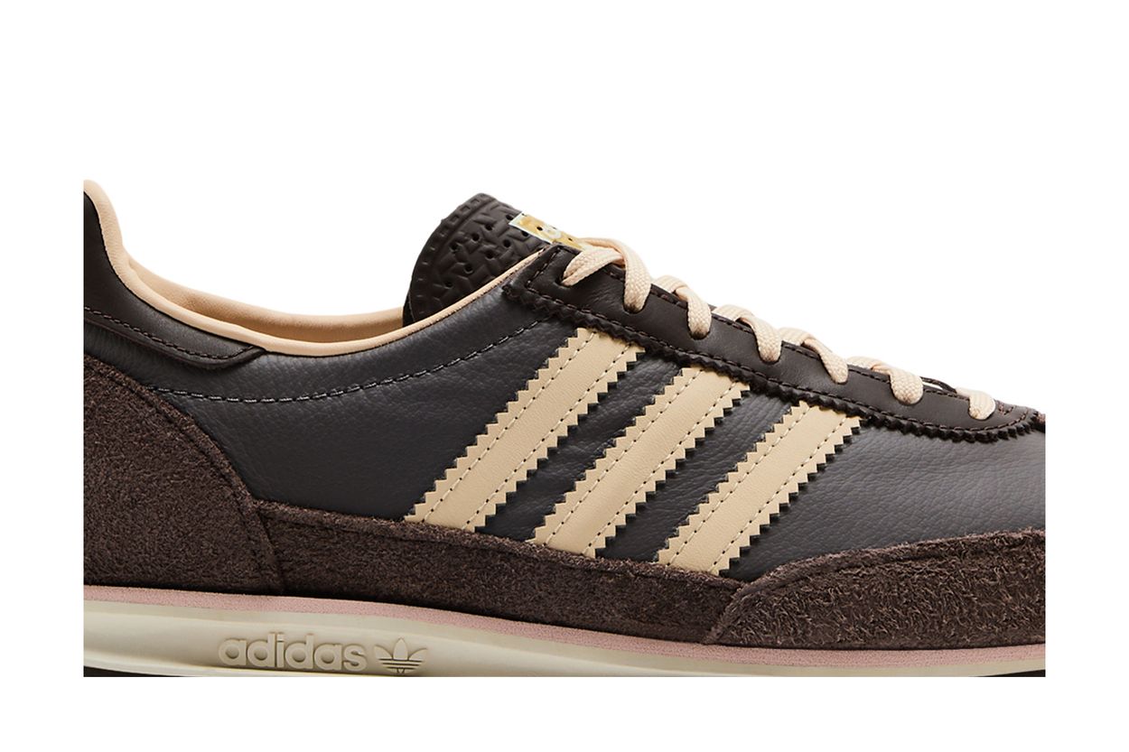 Adidas SL 72 OG Charcoal Crystal Sand Brown - vue de dessus