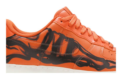 Air Force 1 Low Orange Skeleton - vue de dessus