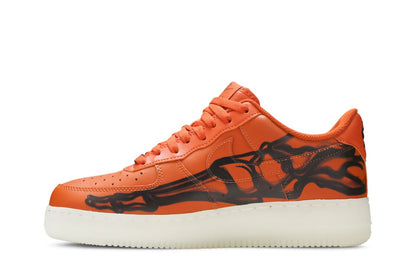 Air Force 1 Low Orange Skeleton - vue arrière
