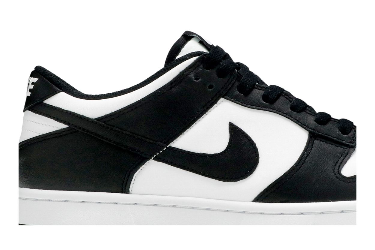 Nike Dunk Low Black White 2022 (GS) - vue de dessus