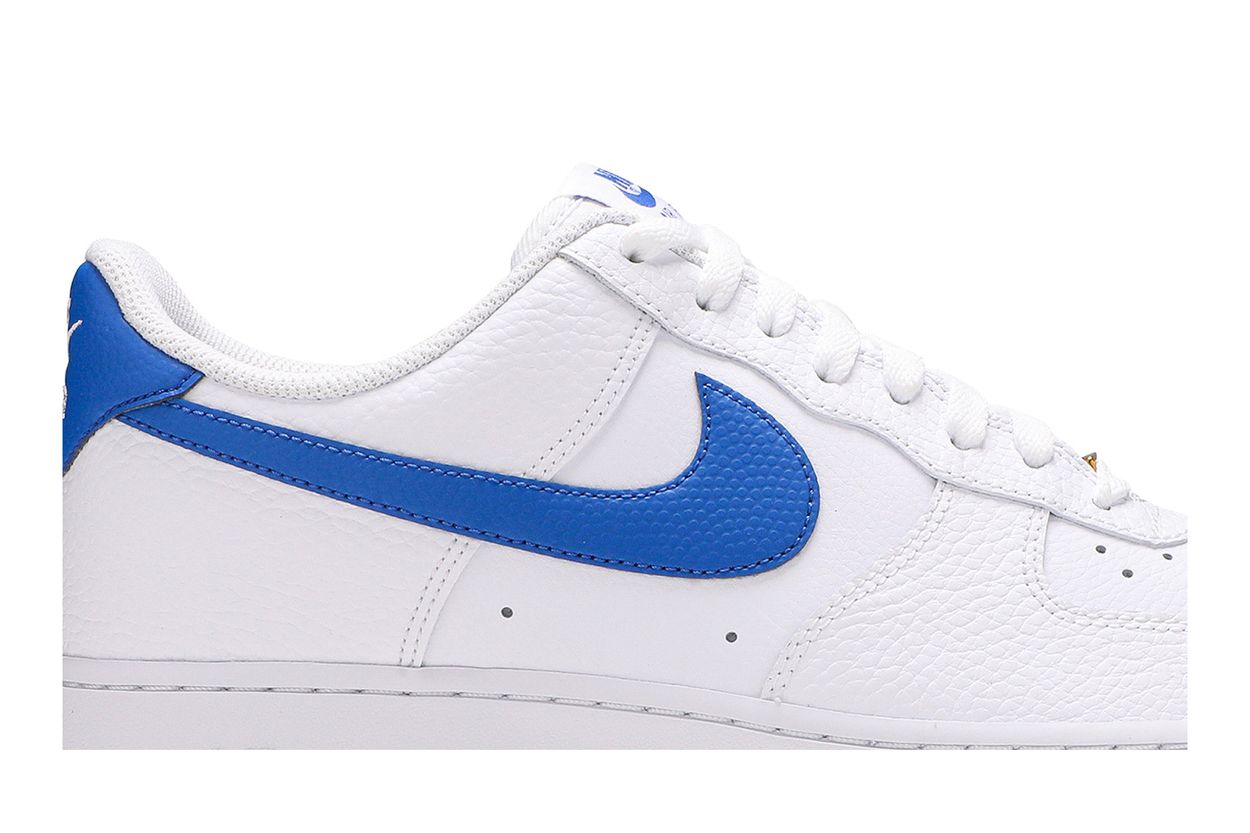 Air Force 1 Low '07 White Game Royal - vue de dessus