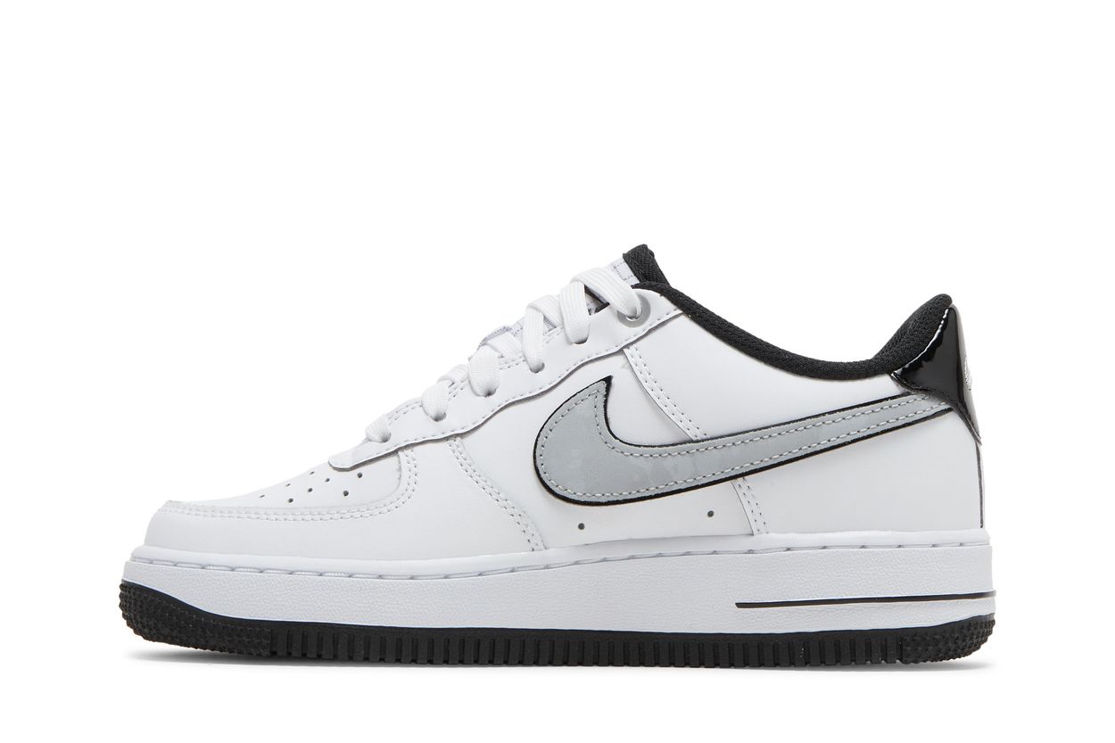 Air Force 1 Low LV8 White Wolf Grey Black (GS) - vue arrière