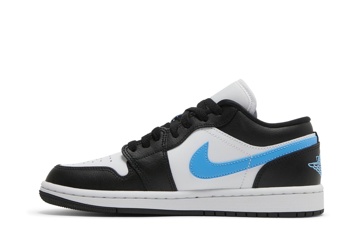 Air Jordan 1 Low Black University Blue (W) - vue arrière