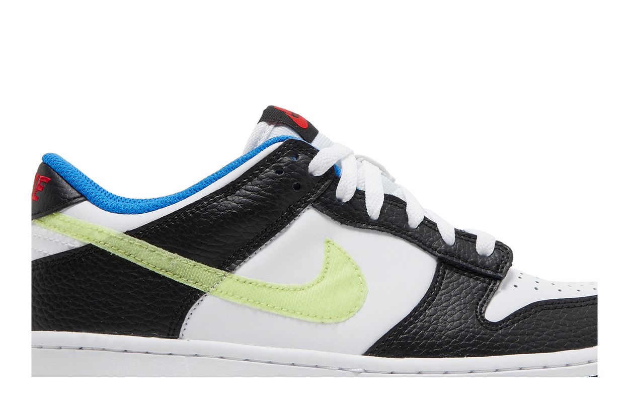 Nike Dunk Low Signal Blue Lemon Twist - vue de dessus