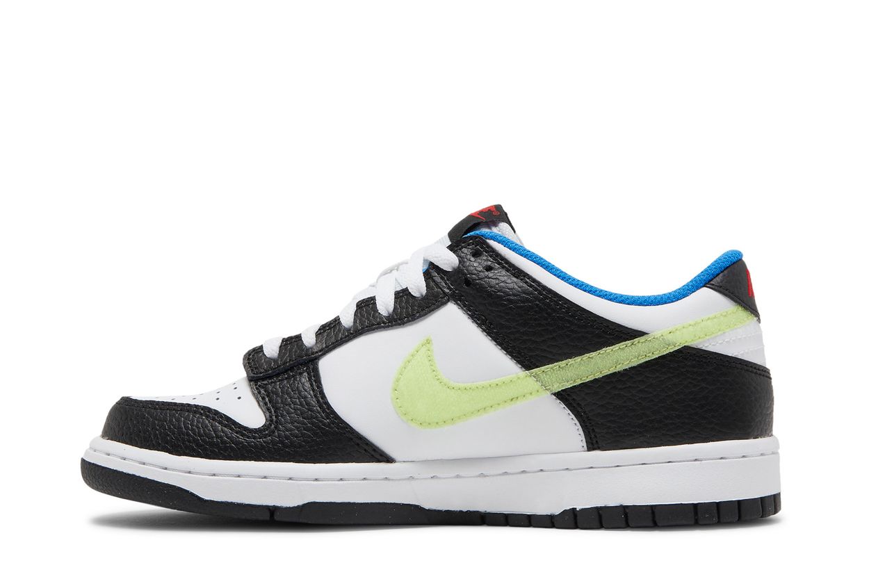 Nike Dunk Low Signal Blue Lemon Twist - vue arrière