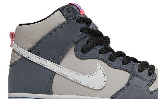 Nike SB Dunk High Pro Medium Grey - vue de profil