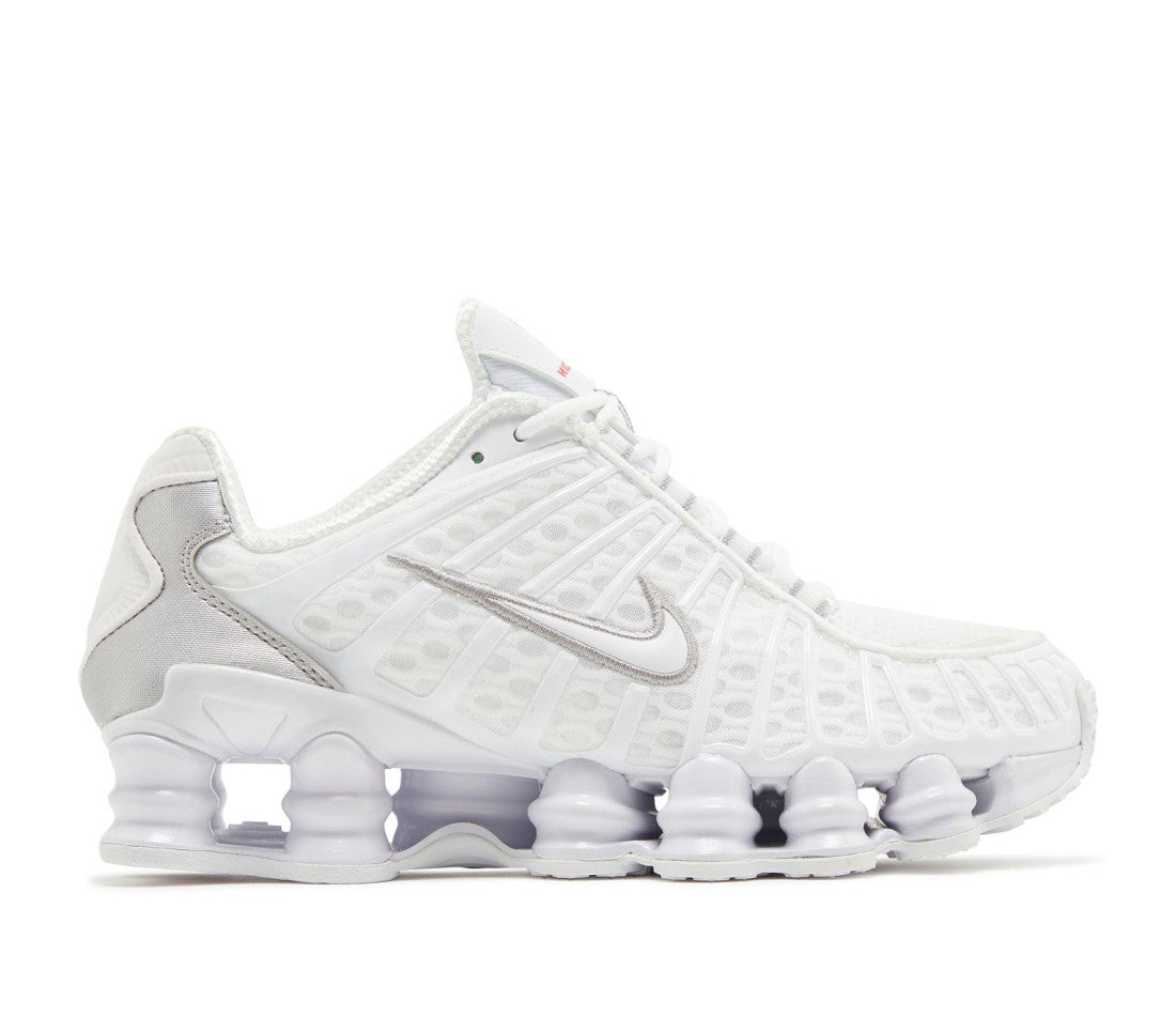Nike Shox TL White Metallic Silver Max Orange (W)