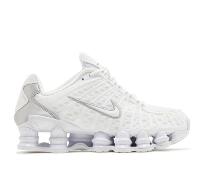 Nike Shox TL White Metallic Silver Max Orange (W)