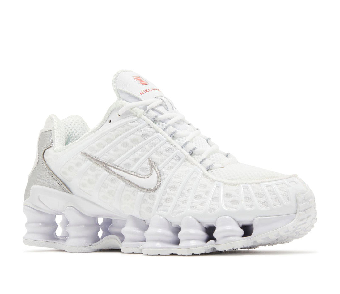 Nike Shox TL White Metallic Silver Max Orange (W)