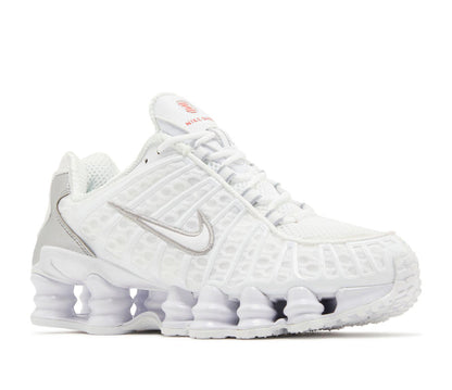 Nike Shox TL White Metallic Silver Max Orange (W)