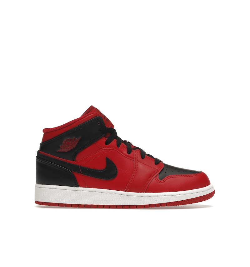 Nike Air Jordan 1 Mid Reverse Bred (GS)