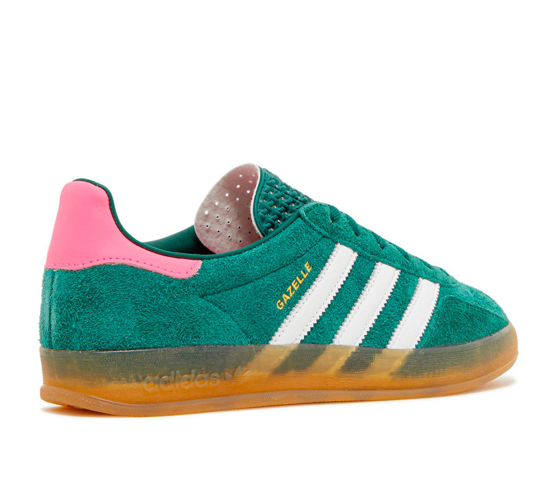 Adidas Gazelle Indoor Collegiate Green Lucid Pink (W)