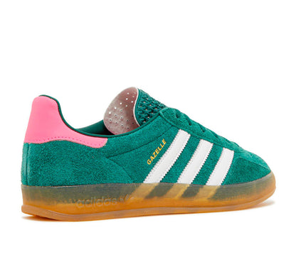 Adidas Gazelle Indoor Collegiate Green Lucid Pink (W)